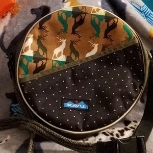 Kavu round deer print crossbody